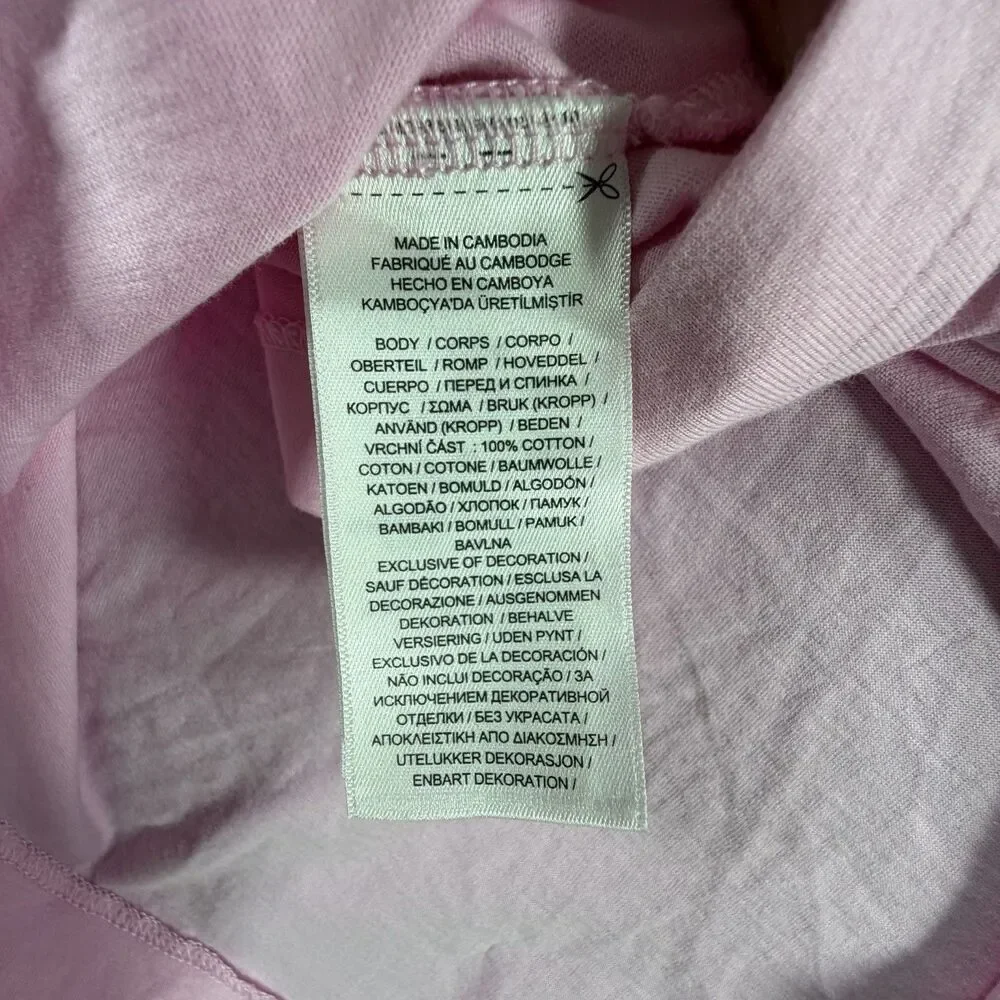 Polo Ralph Lauren Shirt Mens 3XLT Pink T-Shirt Embroidered Pony Cotton Crew Neck